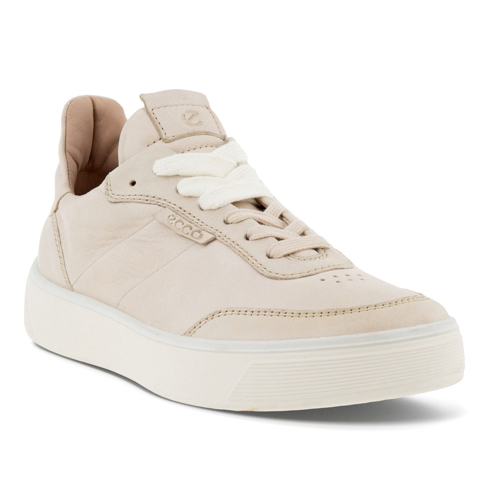 ECCO Womens Sneakers Beige - Street Tray - SZM-542087